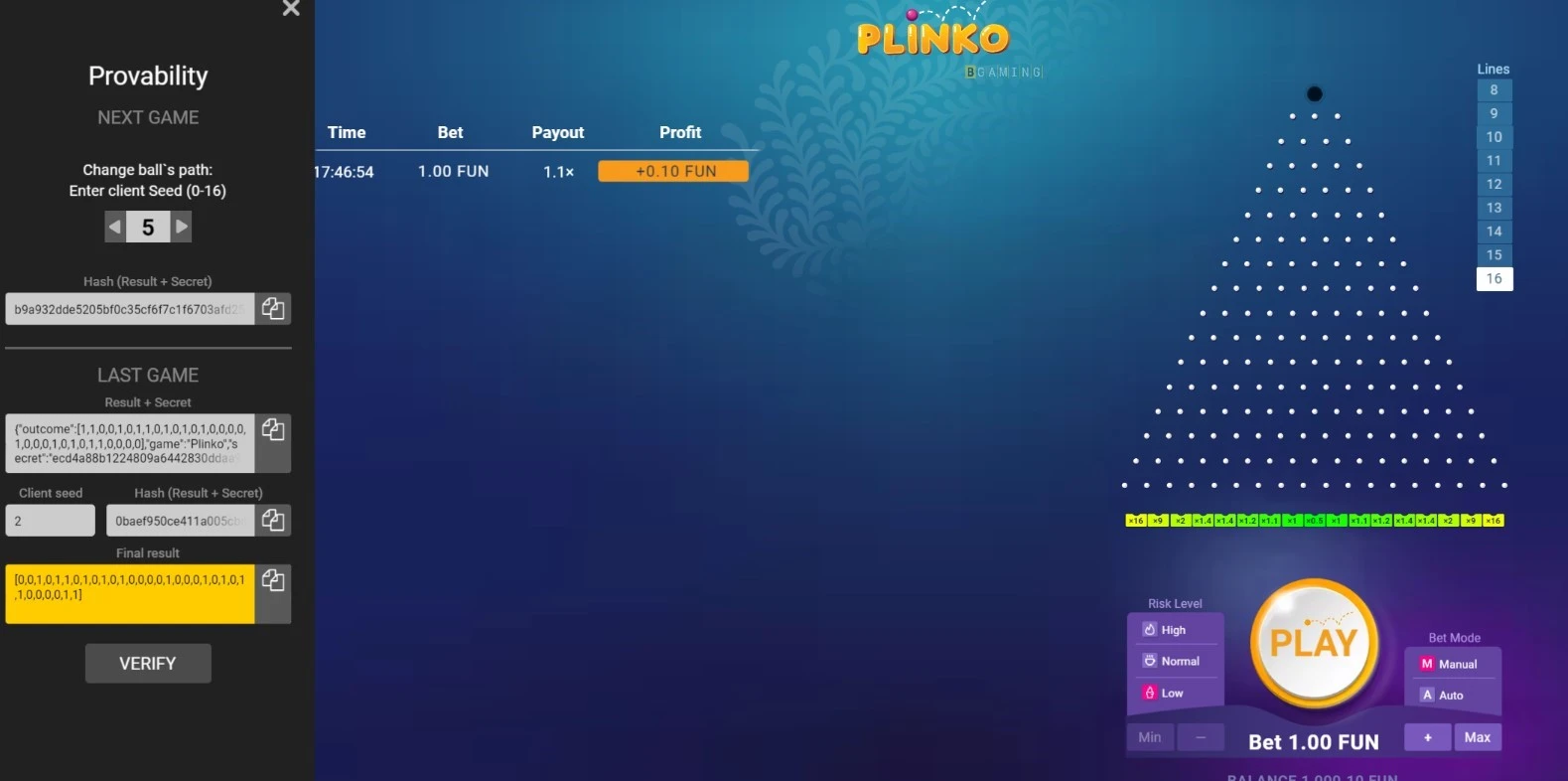 Plinko App