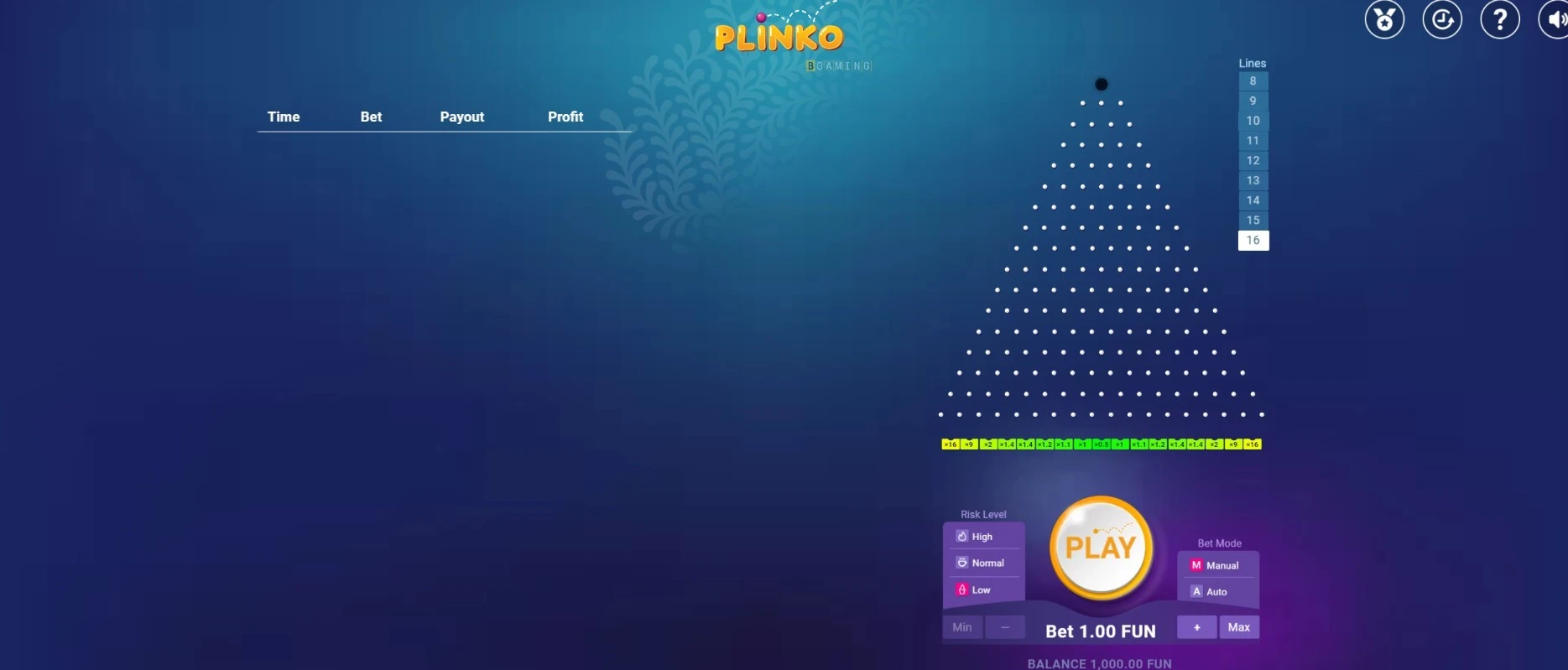 Plinko Game Onliner